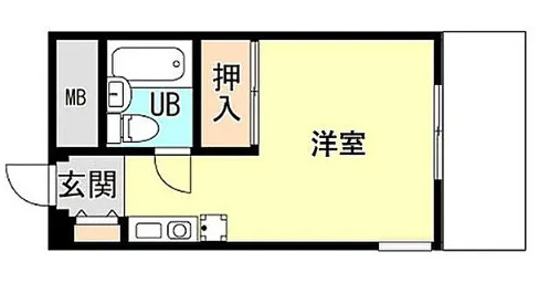 神戸市東灘区　セレコート東灘の間取り