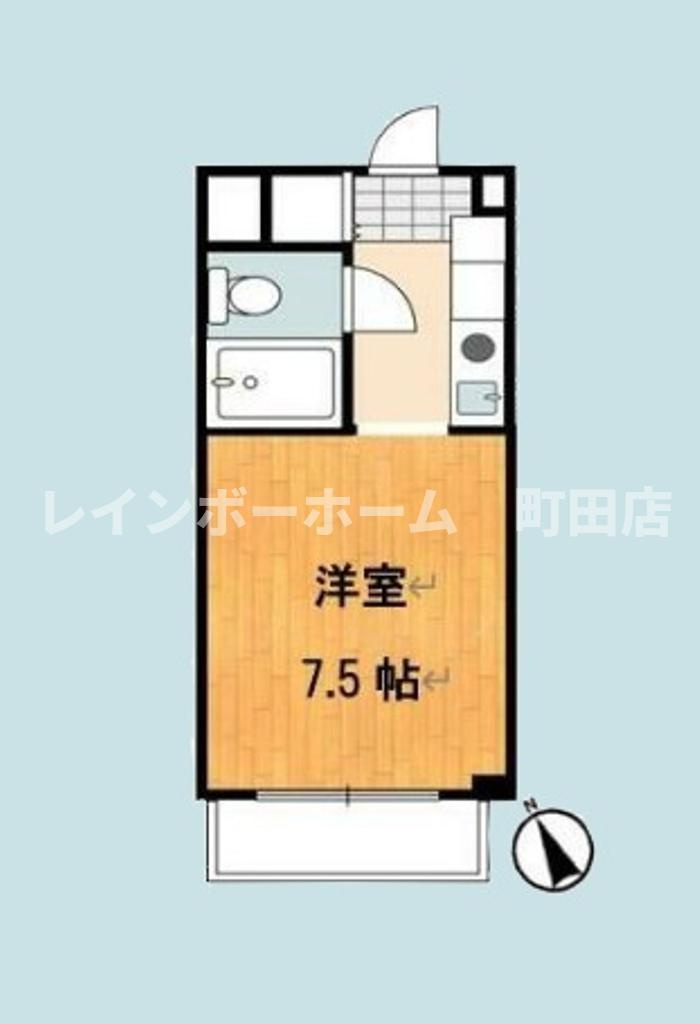 テディマンション※初期費用分割あと払いサービス利用可能物件の間取り