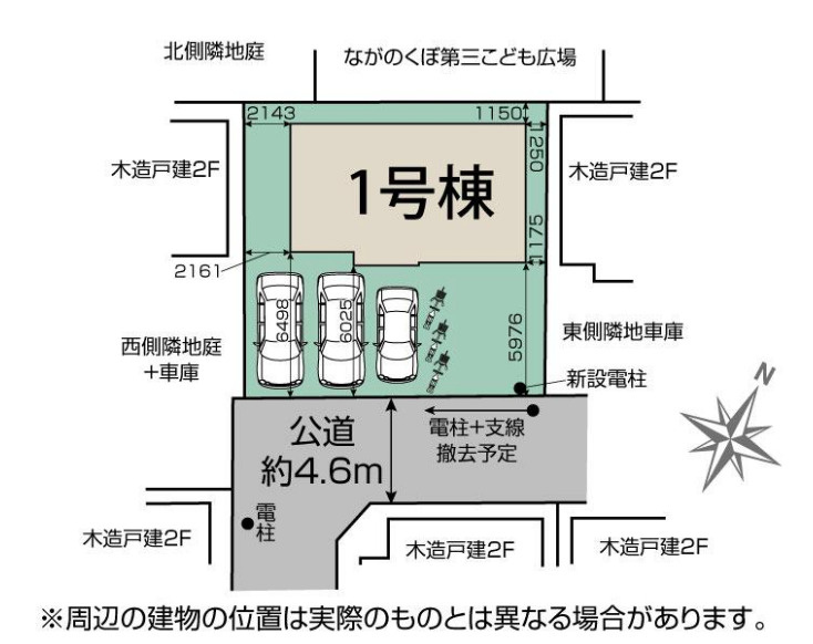 新築／入間郡三芳町大字北永井　4期の区画図|駐車スペースあり（車種による）