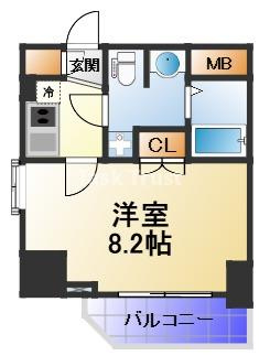 【間取り】 | ディナスティ福島Ⅱ