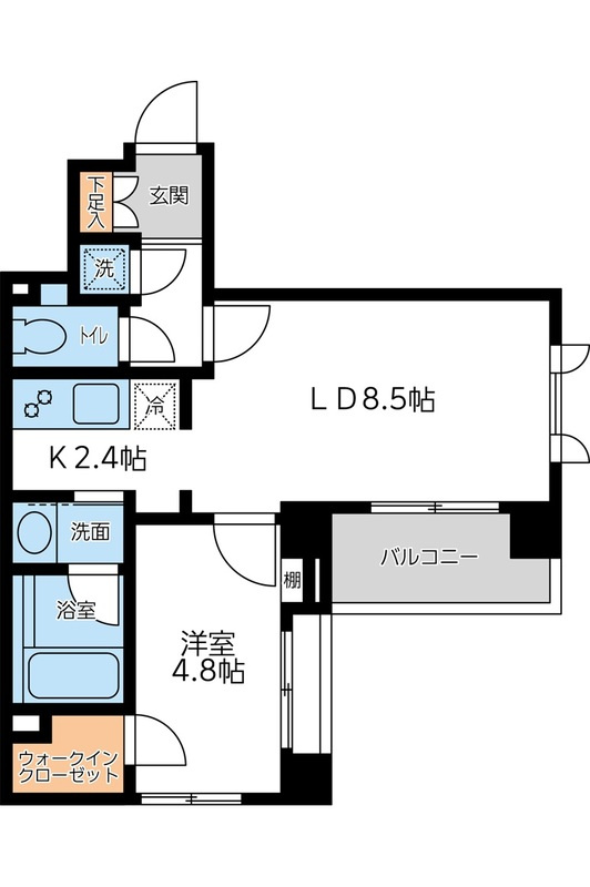 CITY SPIRE 若松町の間取り|CITY SPIRE 若松町