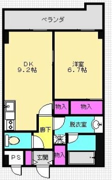 コンフォート栗原の間取り