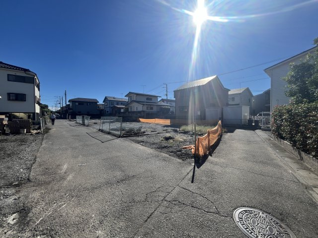 入間市上藤沢【売地4区画】の前面道路含む現地写真|前面道路含む現地写真です