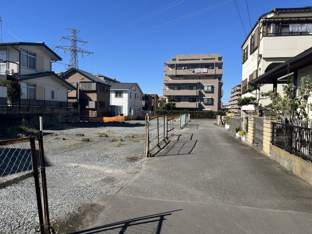 入間市上藤沢【売地4区画】の前面道路含む現地写真|前面道路含む現地写真です