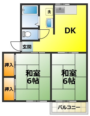 ソファレ高倉の間取り