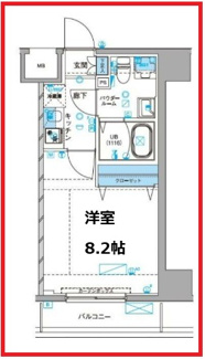 【間取り】 | ジェノヴィア浅草Ⅲグリーンヴェール