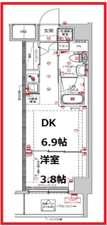 【間取り】 | スパシエ千住大橋