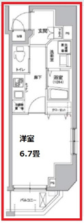 【間取り】 | ハーモニーレジデンス日暮里