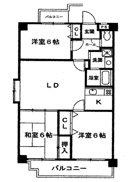 アベリア弐番館の間取り