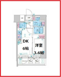 【間取り】 | ジェノヴィア鐘ヶ淵