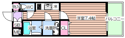 【間取り】 | サムティ北梅田ヴェッセル