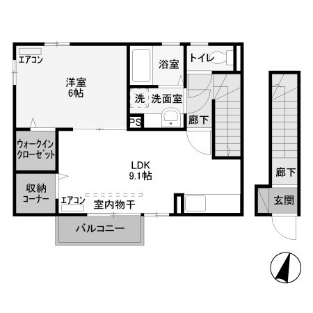 【間取り】 | プラシード　Ⅱ