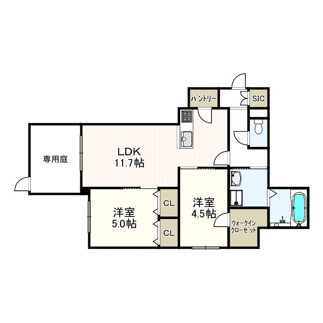 セントポラリス藤井寺の間取り