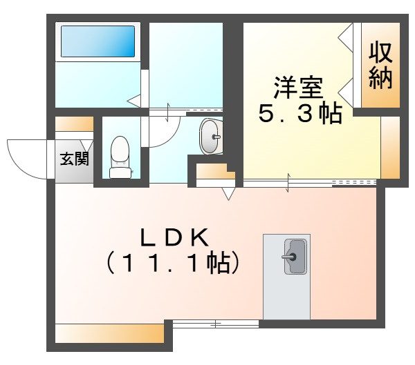 レガーレ原尾島の間取り
