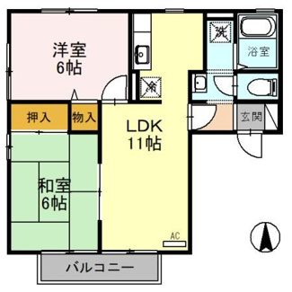 【間取り】 | ソレイユ白子　Ⅱ