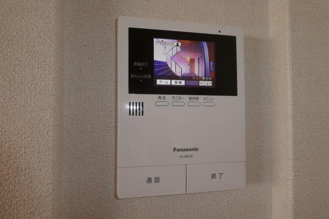 倉敷市八王寺町の賃貸マンションのセキュリティ|オートロック連動ＴＶインターホン