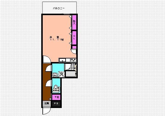コンフォート栄の間取り