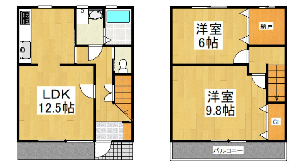 メゾンエモックⅡの間取り