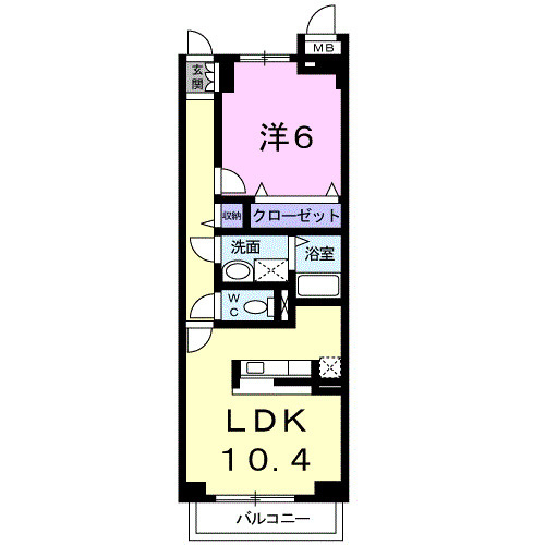 クレメントの間取り