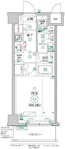 レアライズ立川AZの間取り|間取りです。