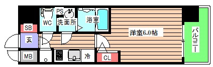 【間取り】 | エスリード南森町
