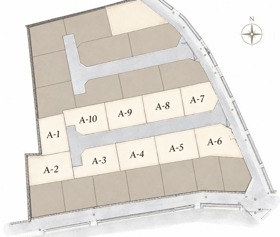 プランタウン清末西町の区画図