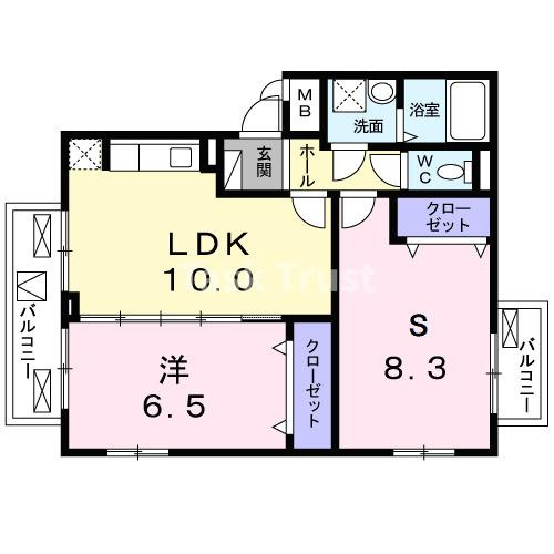 【間取り】 | グレイスコート清水