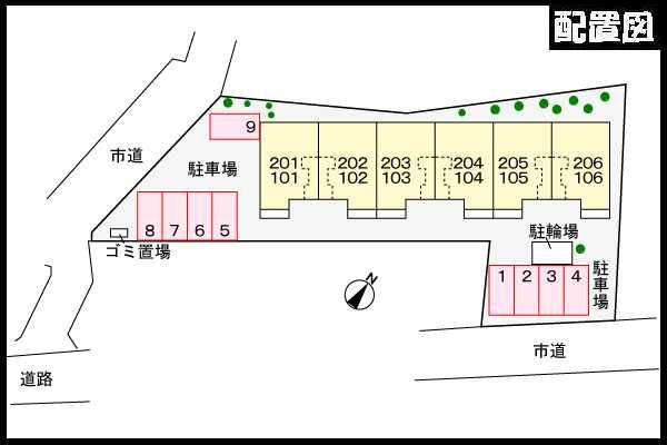 クラール・アイの駐車場