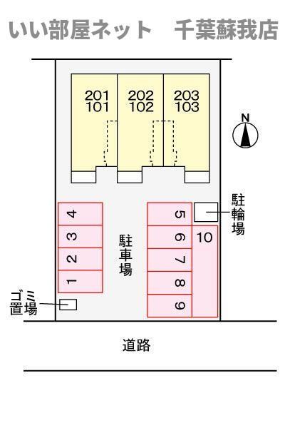 ビオーレの区画図