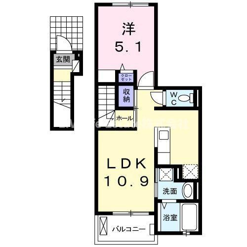 サン　ブリーゼの間取り