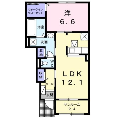 プレシャス　モカの間取り