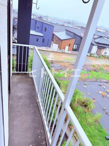 シャンテ広川のバルコニー