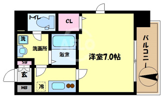 【間取り】 | フォーリアライズ大正ソーレ | フォーリアライズ大正　間取り