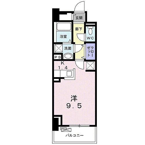 フィオーレ　カンパネラの間取り