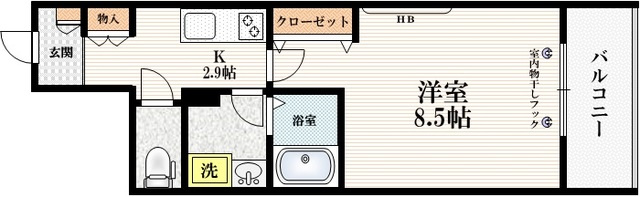 ザ・ペランギ王子の間取り
