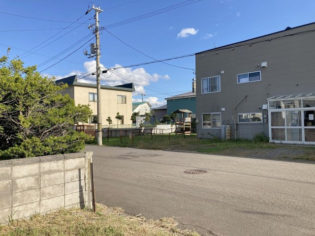余市郡余市町大川町20丁目　土地の展望|敷地正面は南向きで日当り良好♪