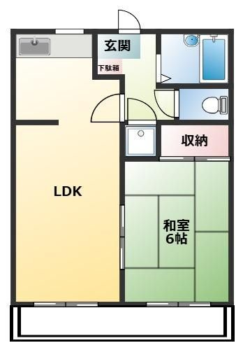 サンパークハイツの間取り