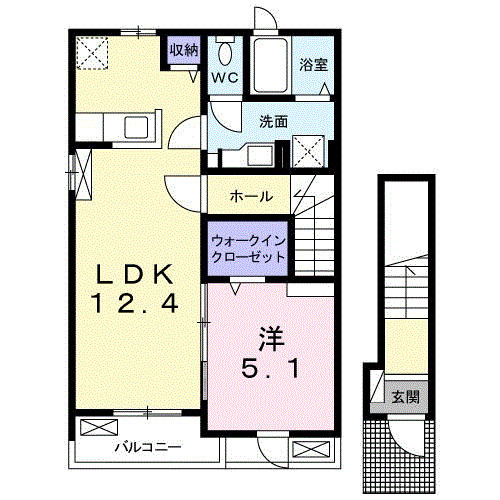 フロイデの間取り|間取図