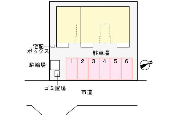フロイデの駐車場|駐車場