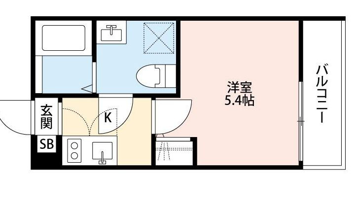 サヴォイ北千住の間取り|間取りです。