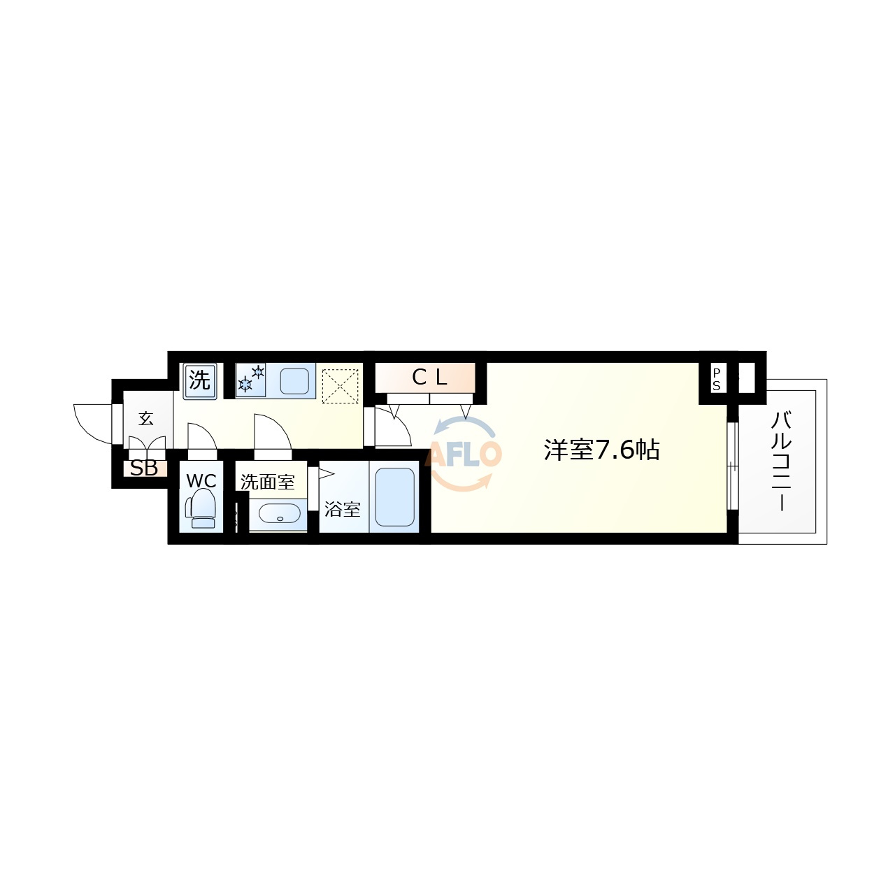 エスリード大阪城アクシスの間取り|エスリード大阪城アクシス　間取り