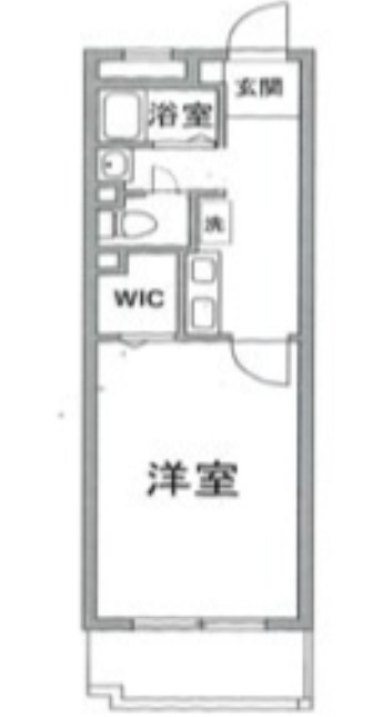 クロノス鶴瀬の間取り