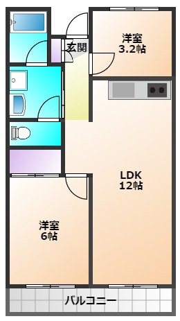 ハビテ小平の間取り