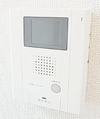 【セキュリティ】 | ｂ’ＣＡＳＡ　Ｖｅｒｄｅ | モニター付きインターフォンです。