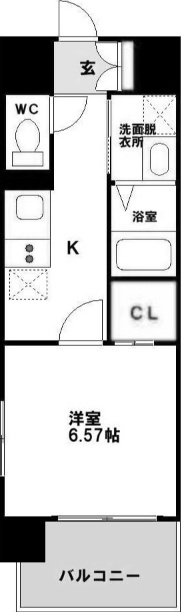 KSK南小倉コアプレイスの間取り