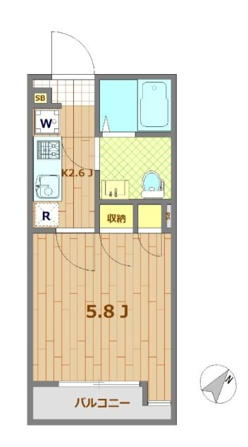 バードソング津田沼の間取り