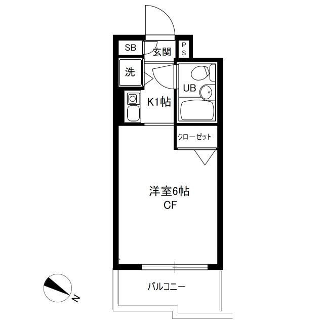 ジョイフル池上第２の間取り