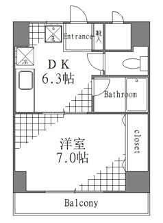 【間取り】 | 陽光ハイツ北上野