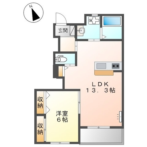 シャルムの間取り