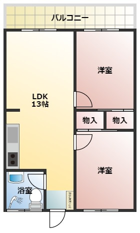 【間取り】 | コーポラスきゆな